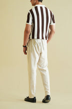 Striped Knitted Polo Shirt (KPS-05)