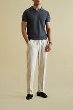 Crochet Knitted Polo Shirt (KPS-12)