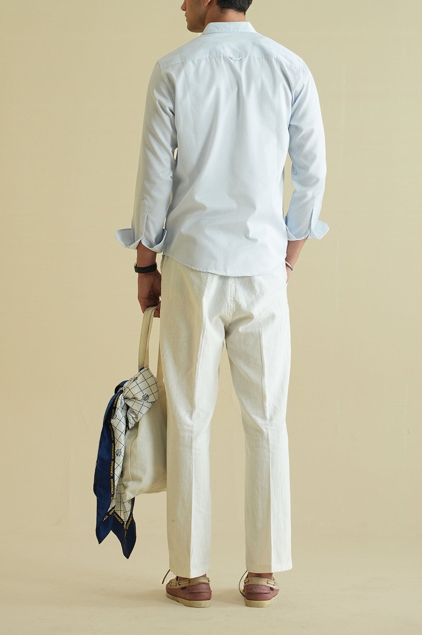 Striped Button Down Shirt - Full Sleeve (MCS-16)