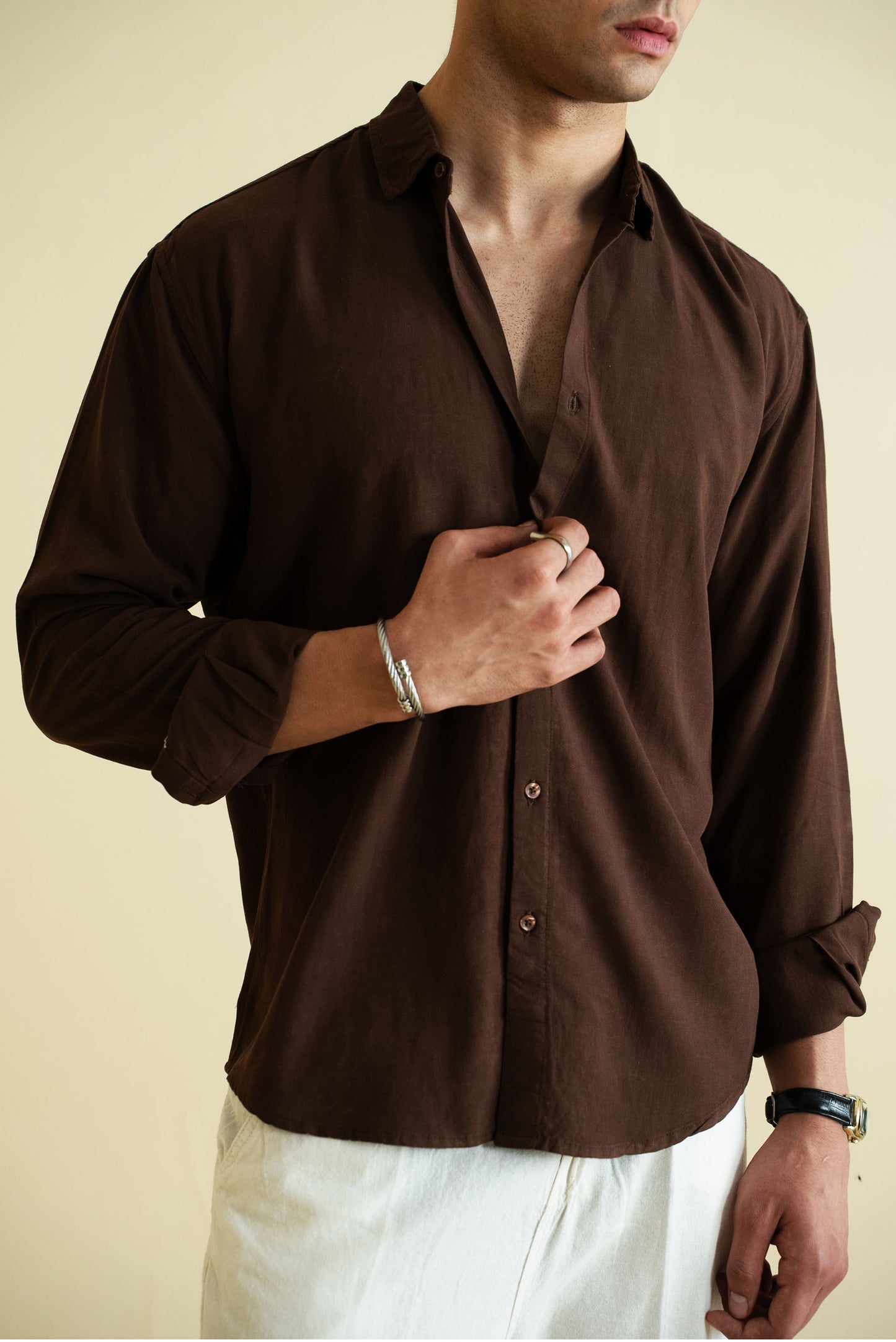 Linen Button Down Shirt (MCS-27)