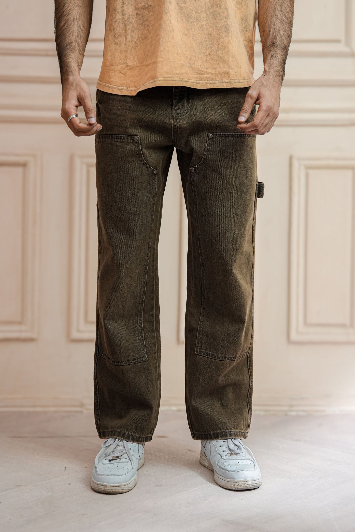 Vintage Brown Carpenter Jeans – Straight Fit