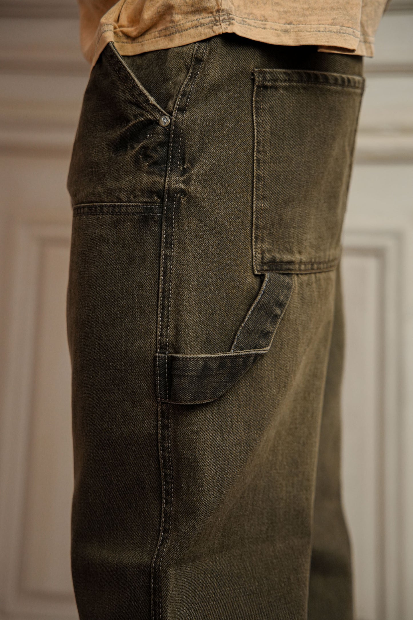 Vintage Brown Carpenter Jeans – Straight Fit