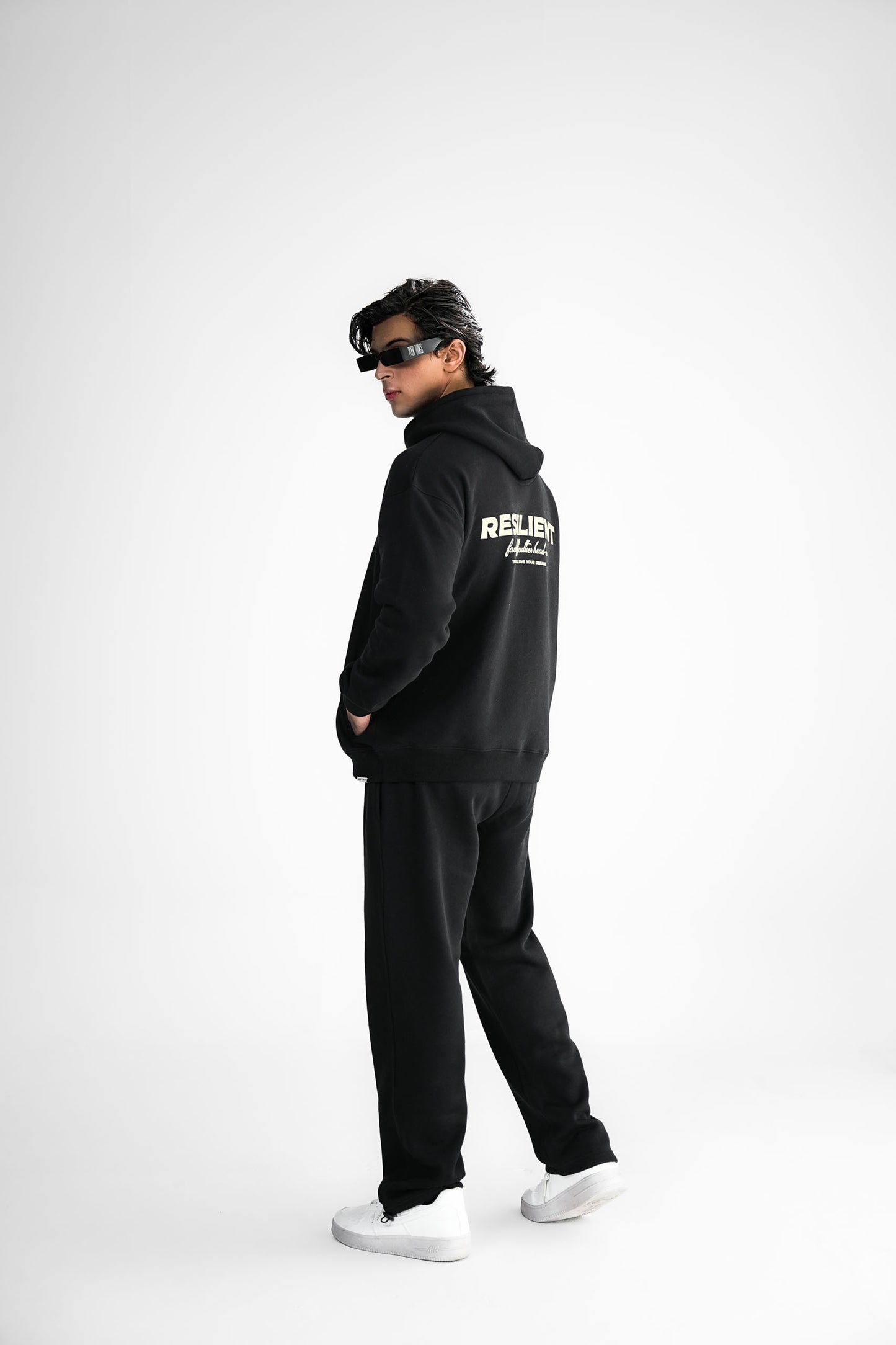 Resilient Black Hoodie