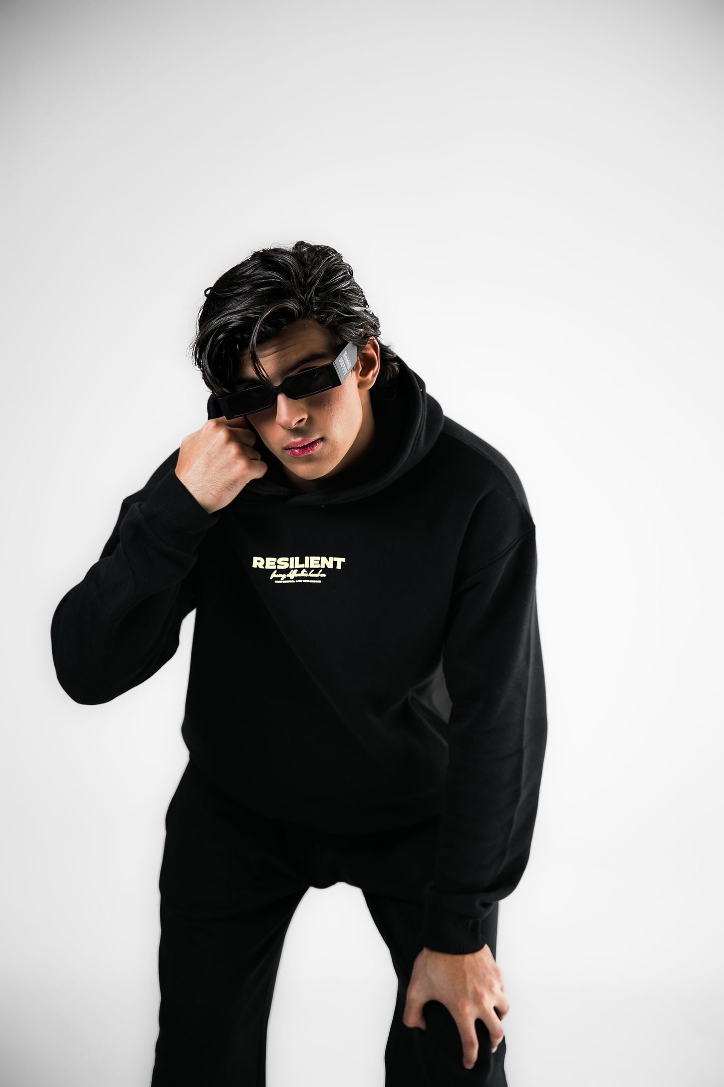 Resilient Black Hoodie