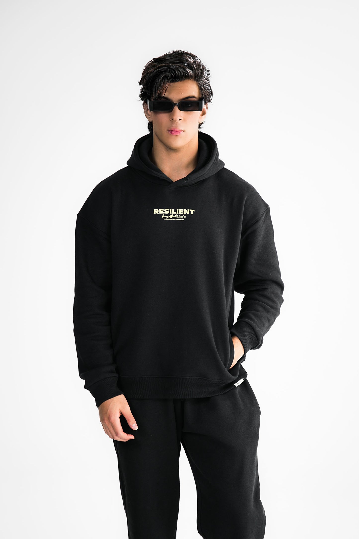 Resilient Black Hoodie