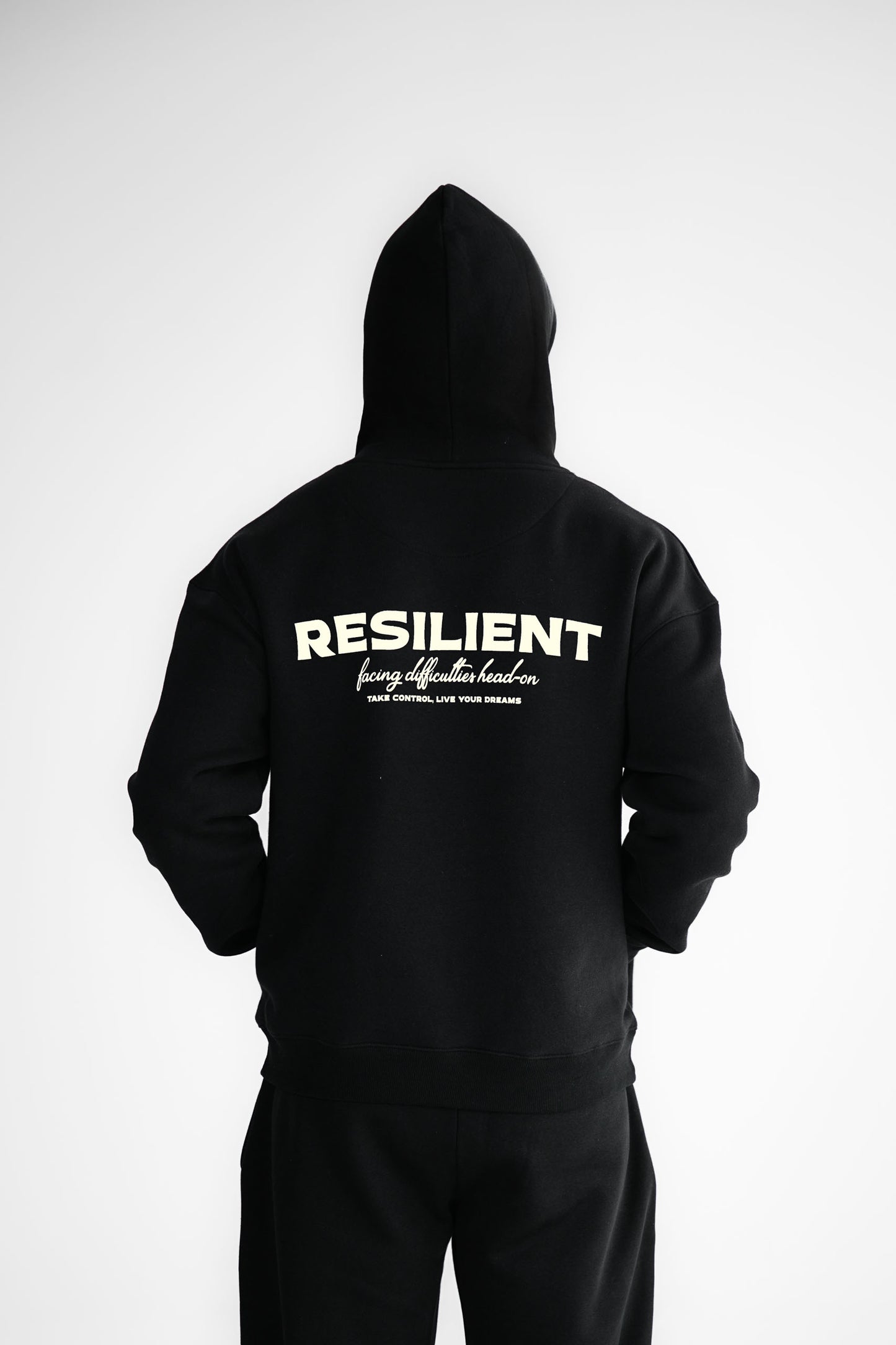 Resilient Black Hoodie