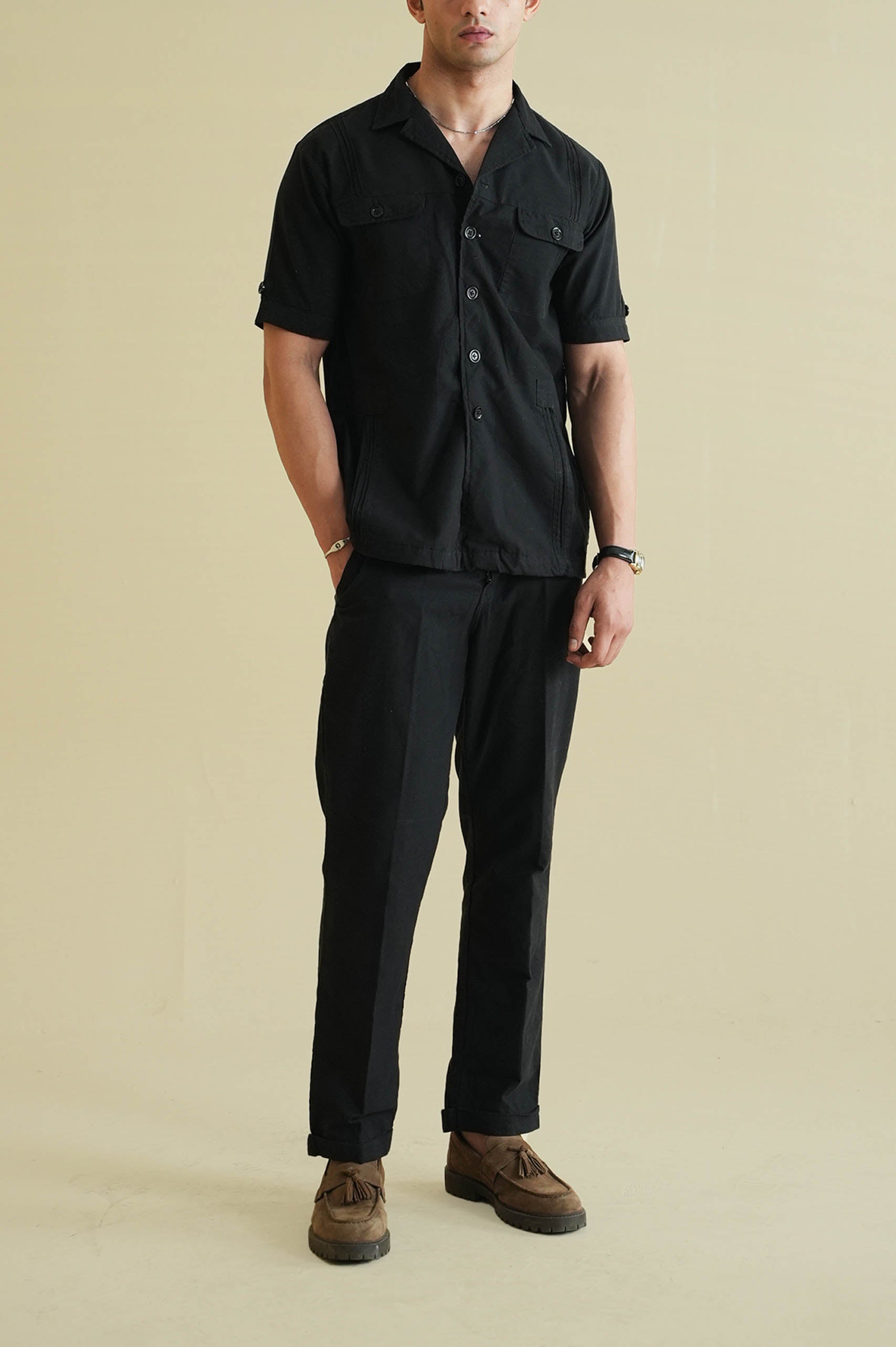 Linen Safari Suit
