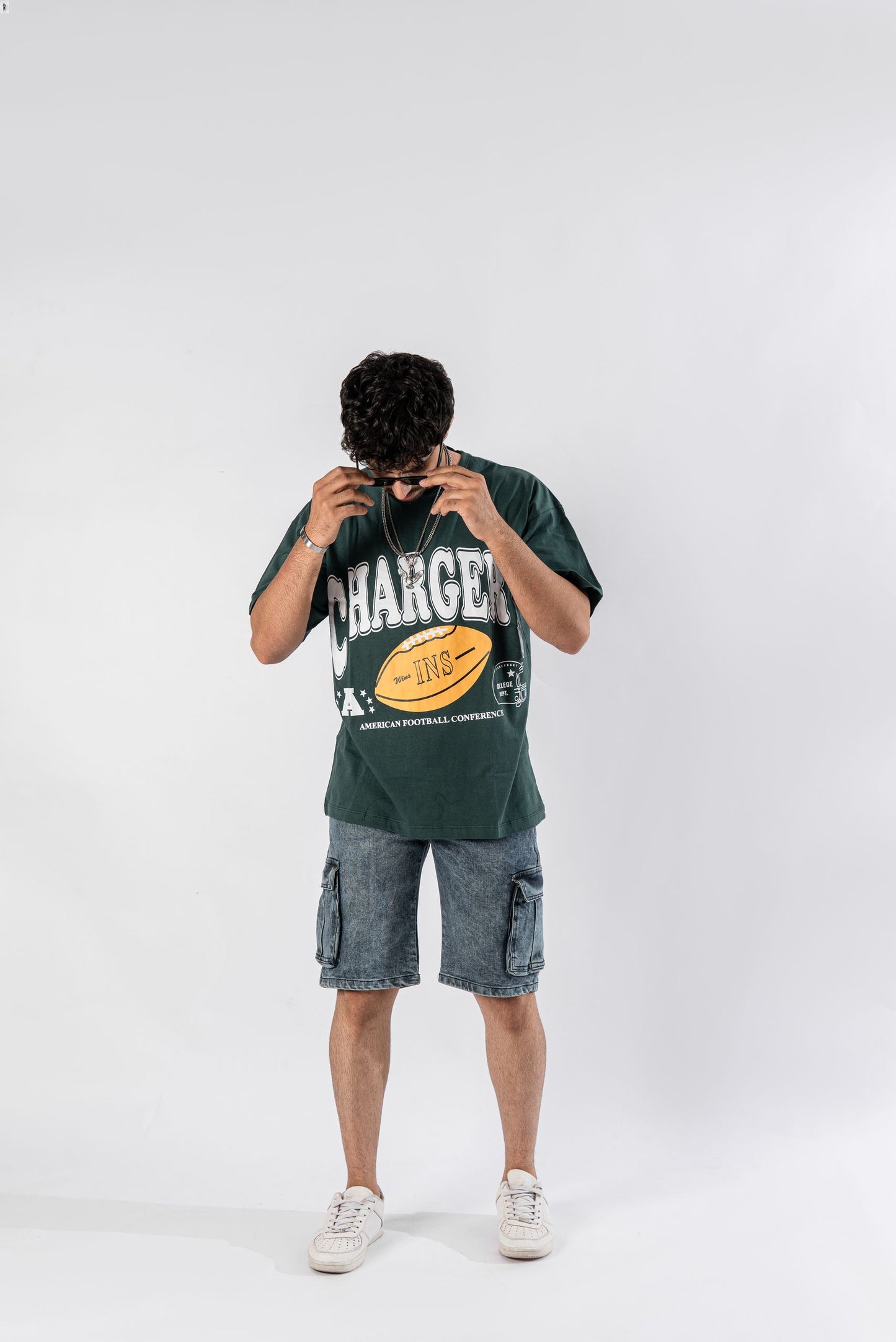Chargers Oversized Tee