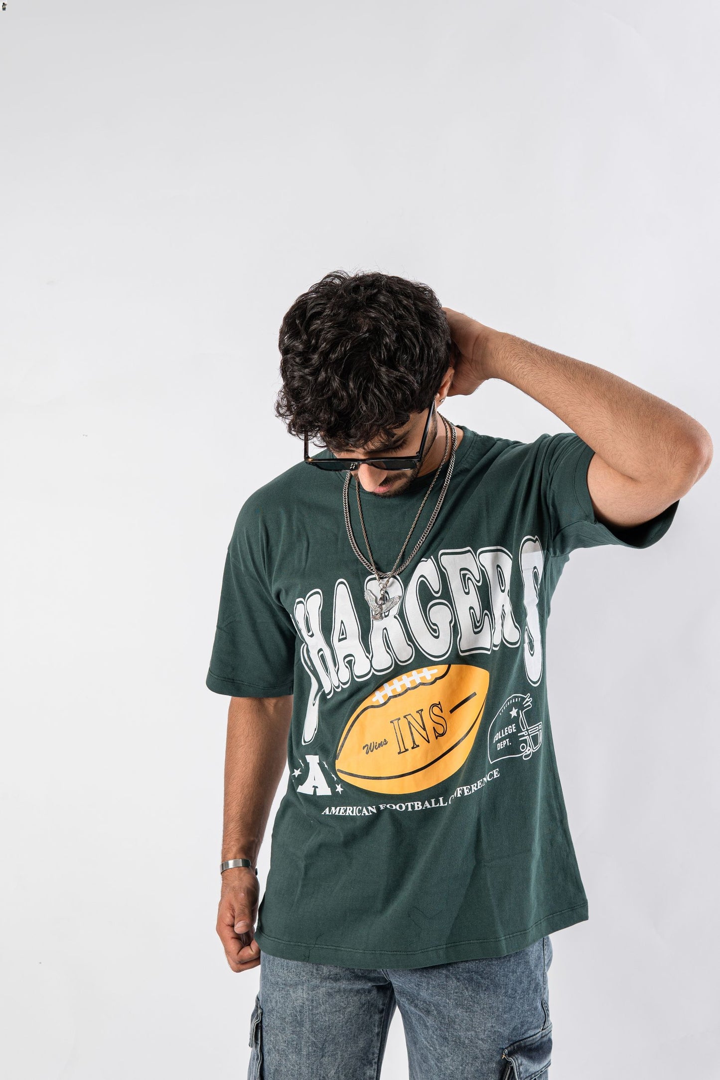 Chargers Oversized Tee