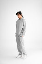 Grey Melange Hoodie