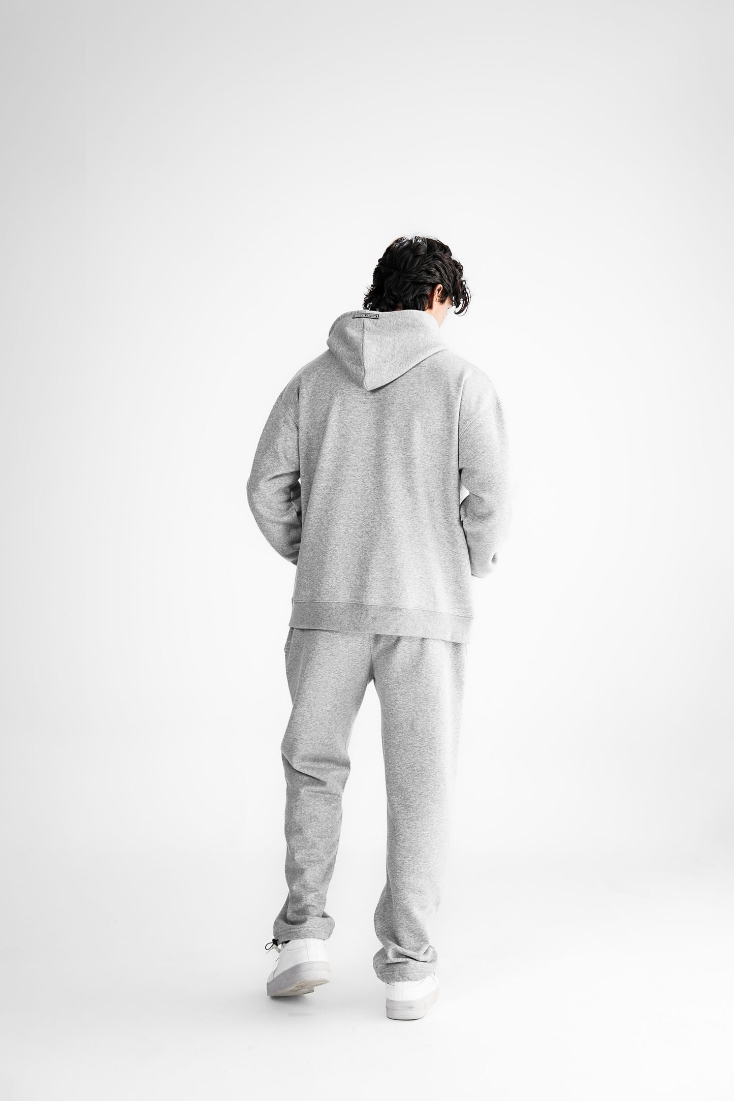 Grey Melange Hoodie