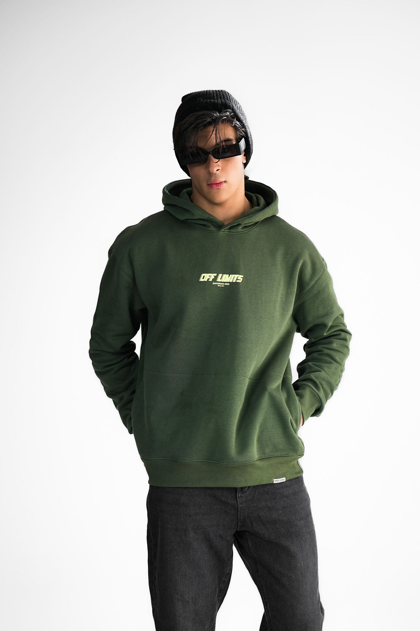 Off Limits Green Hoodie