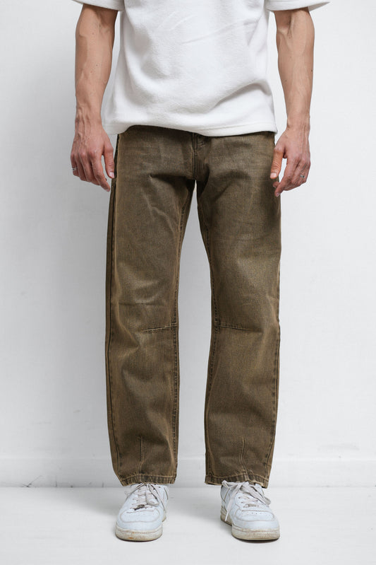 Vintage Brown Jeans - Straight Fit