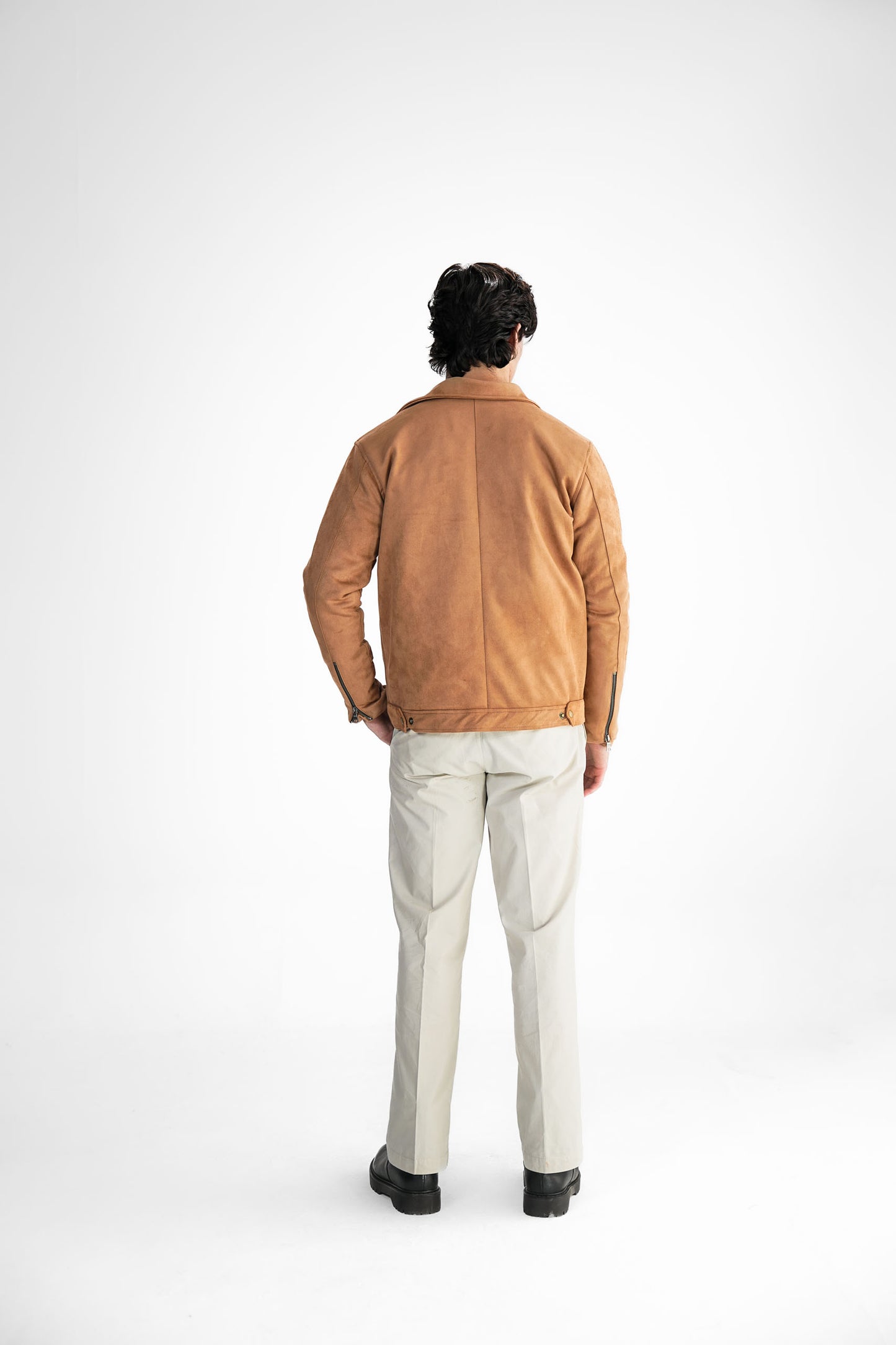 Suede Jacket - Camel