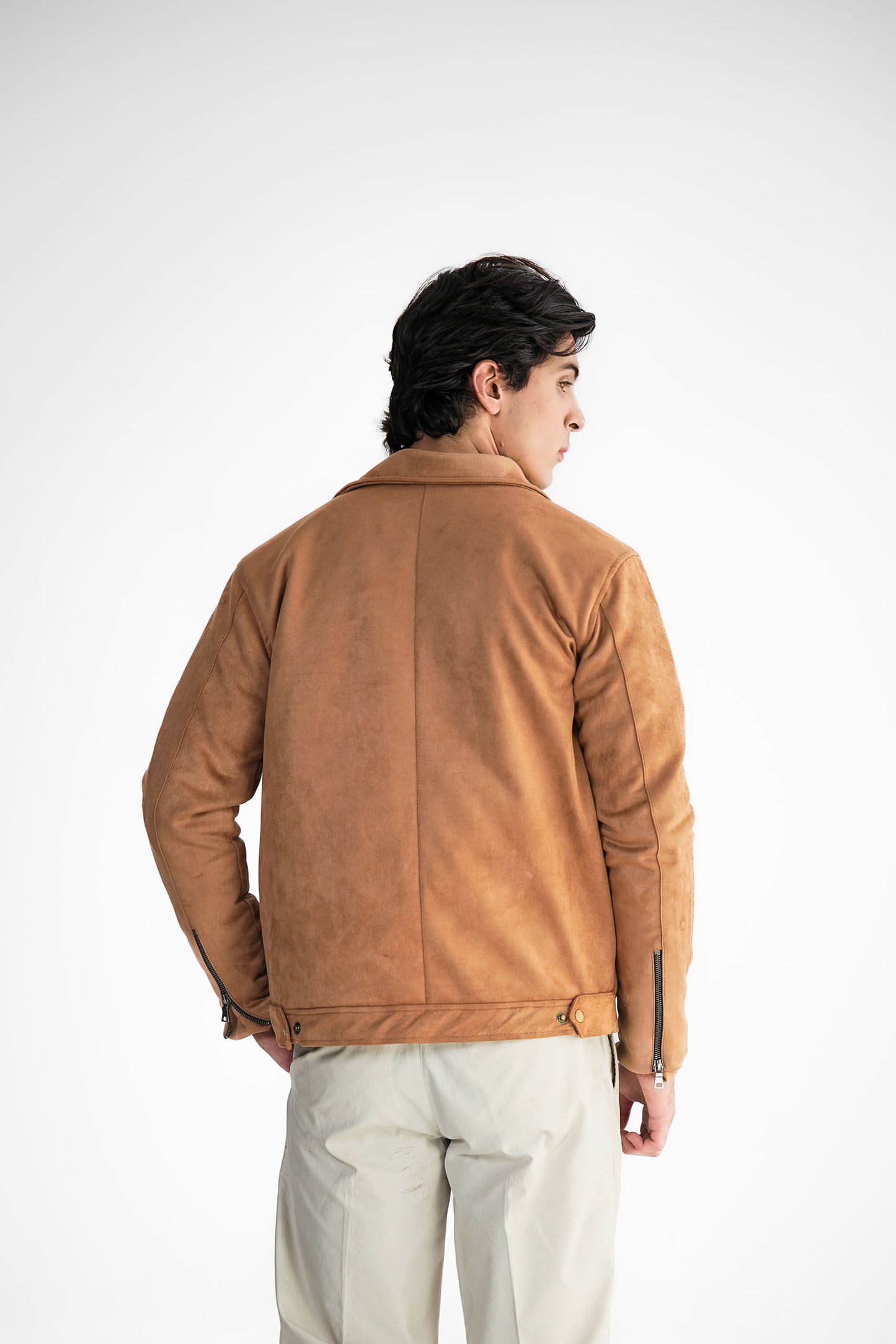 Suede Jacket - Camel