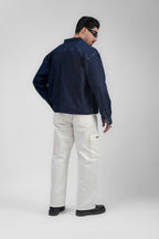 White Denim Cargo - Straight Fit