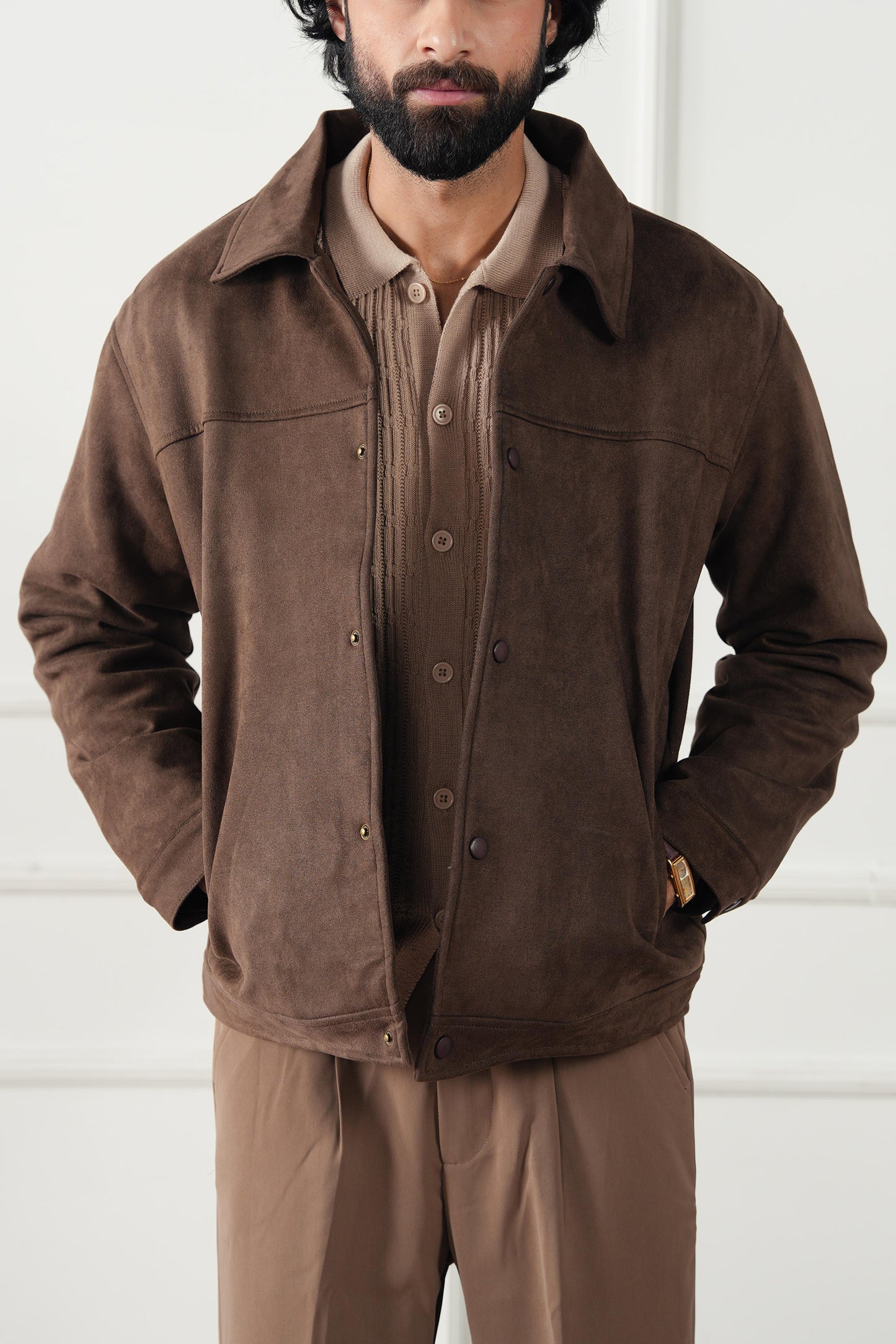 Classic Suede Jacket (MLJ-03)