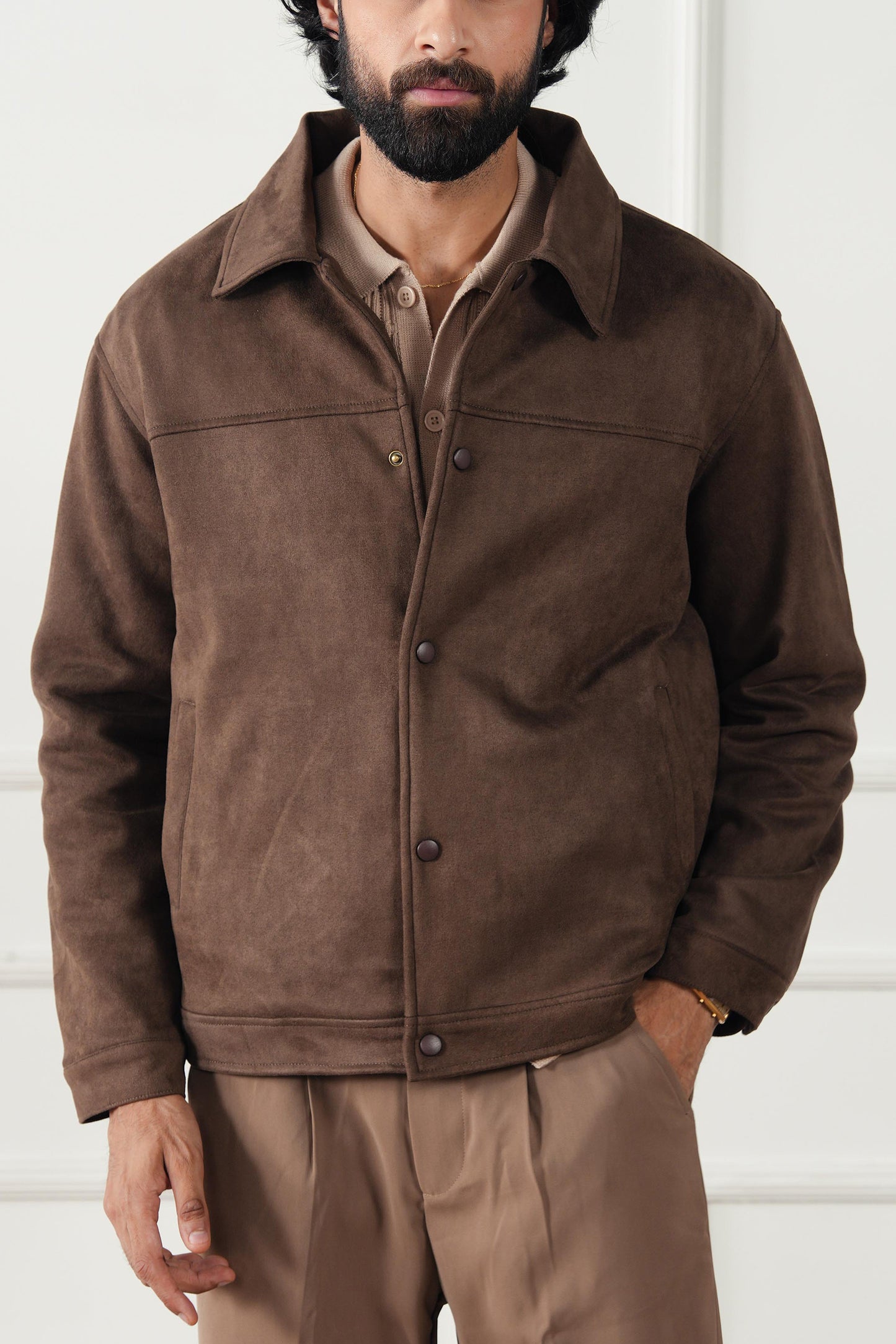 Classic Suede Jacket (MLJ-03)