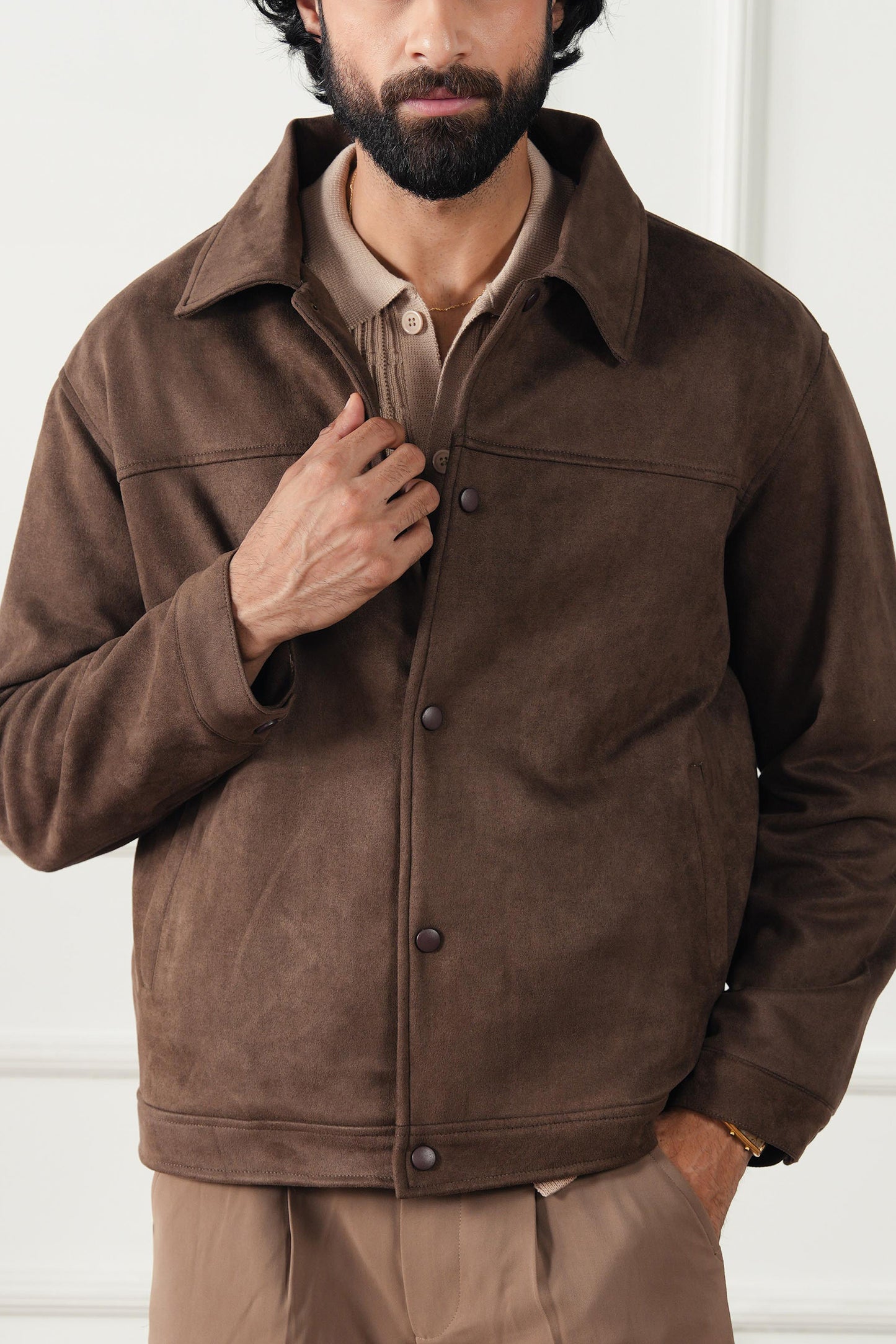 Classic Suede Jacket (MLJ-03)