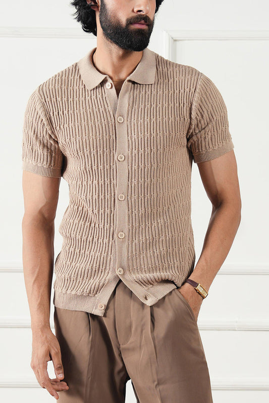 Cable Knit Shirt (MKB-02)