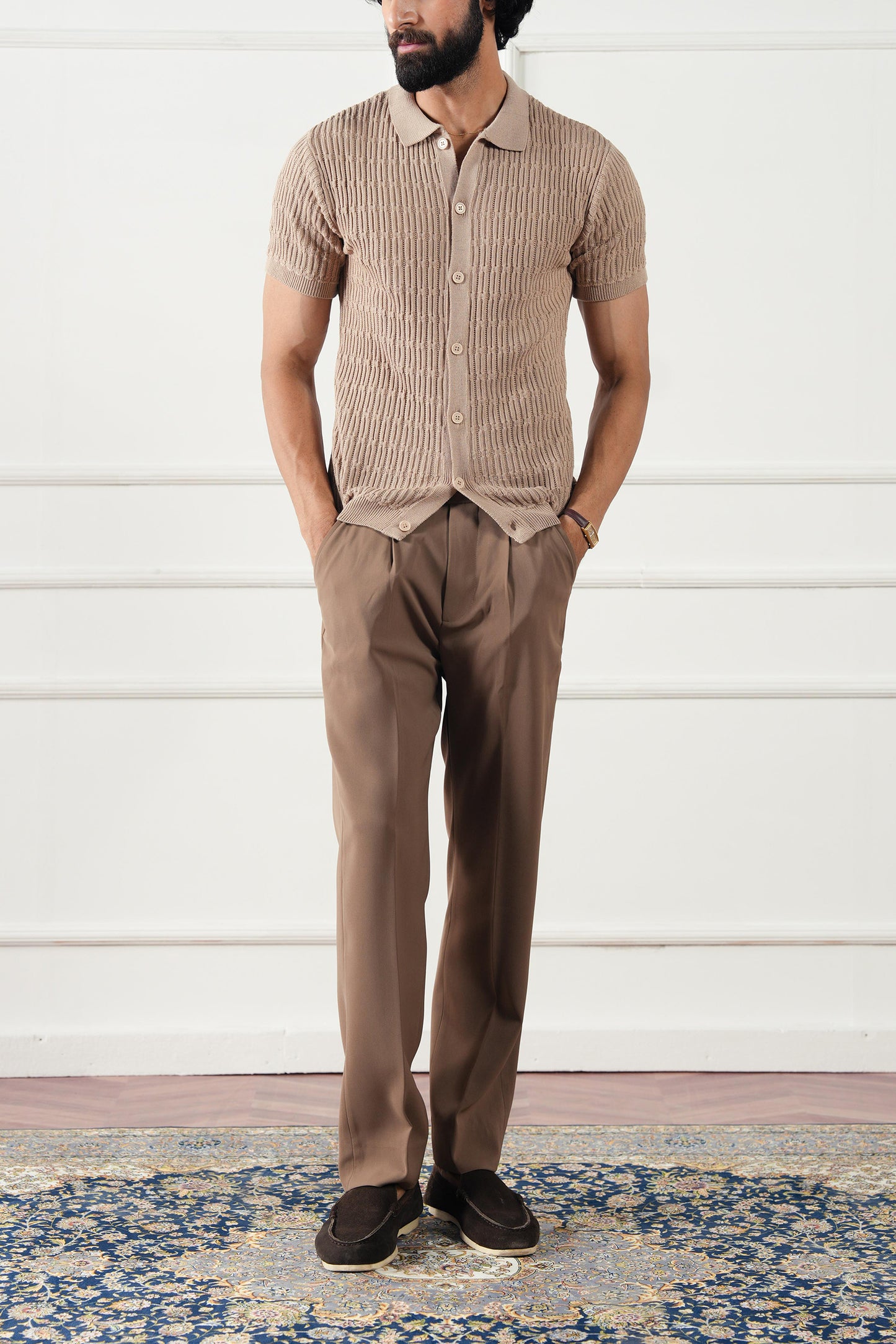 Cable Knit Shirt (MKB-02)