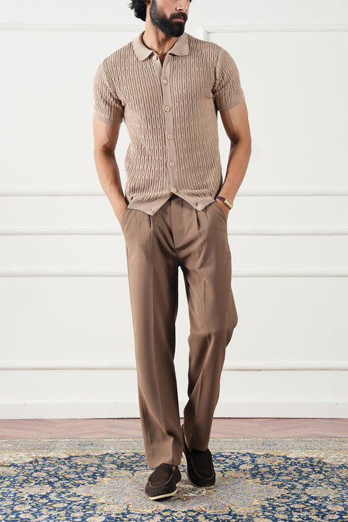 Camel brown Pants for Men
