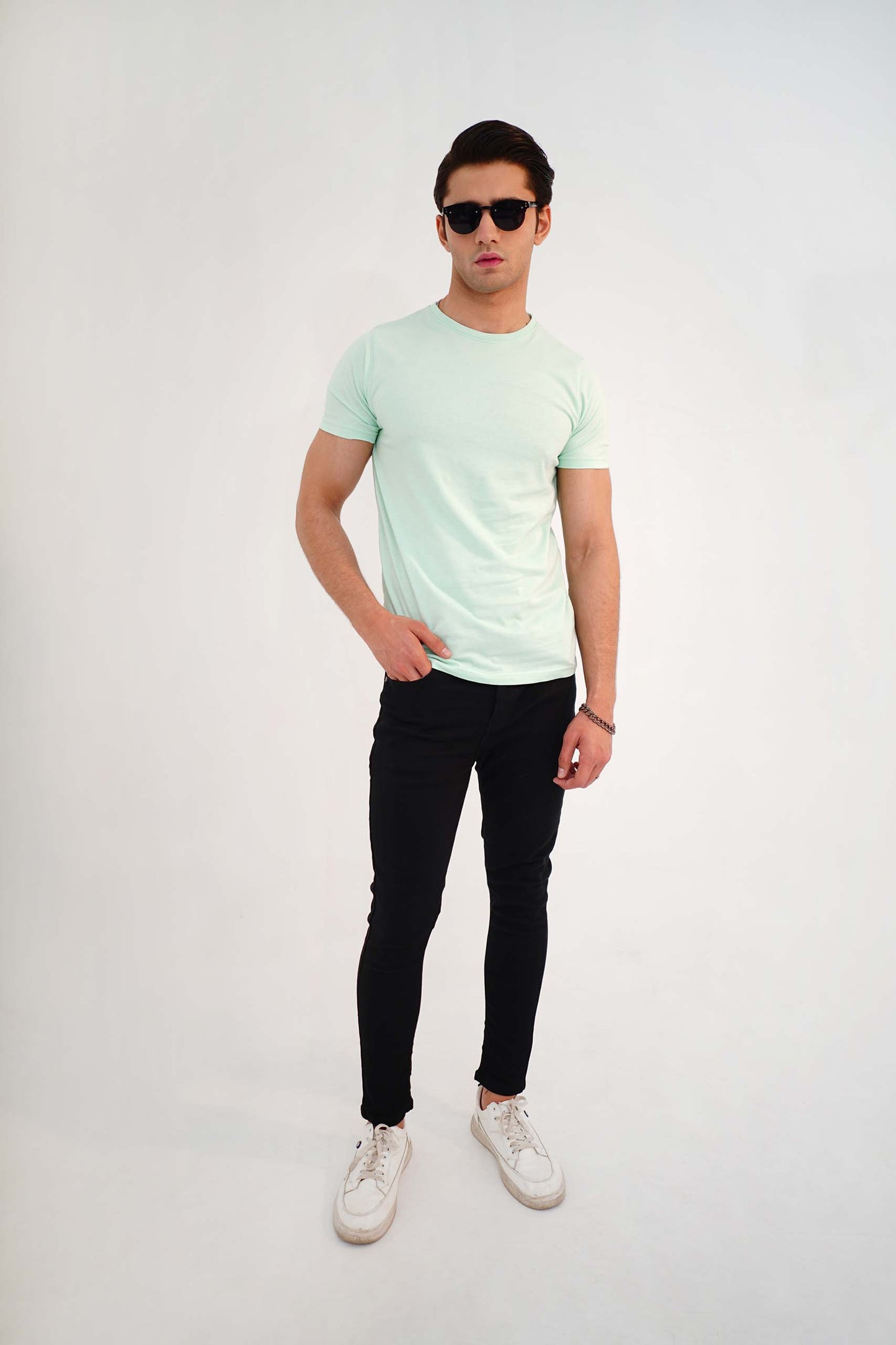 Pistachio Basic Tee