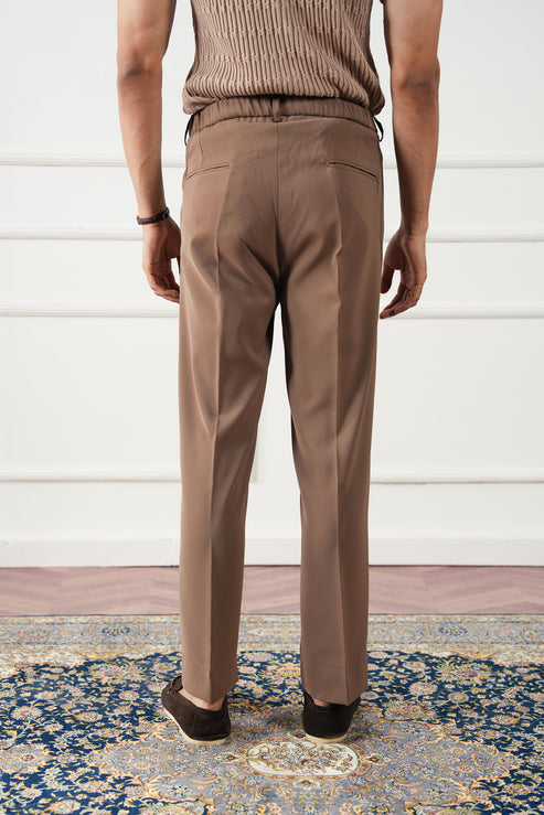 Camel brown Pants for Men