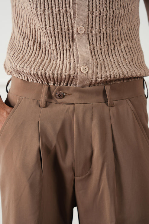 Camel brown Pants for Men