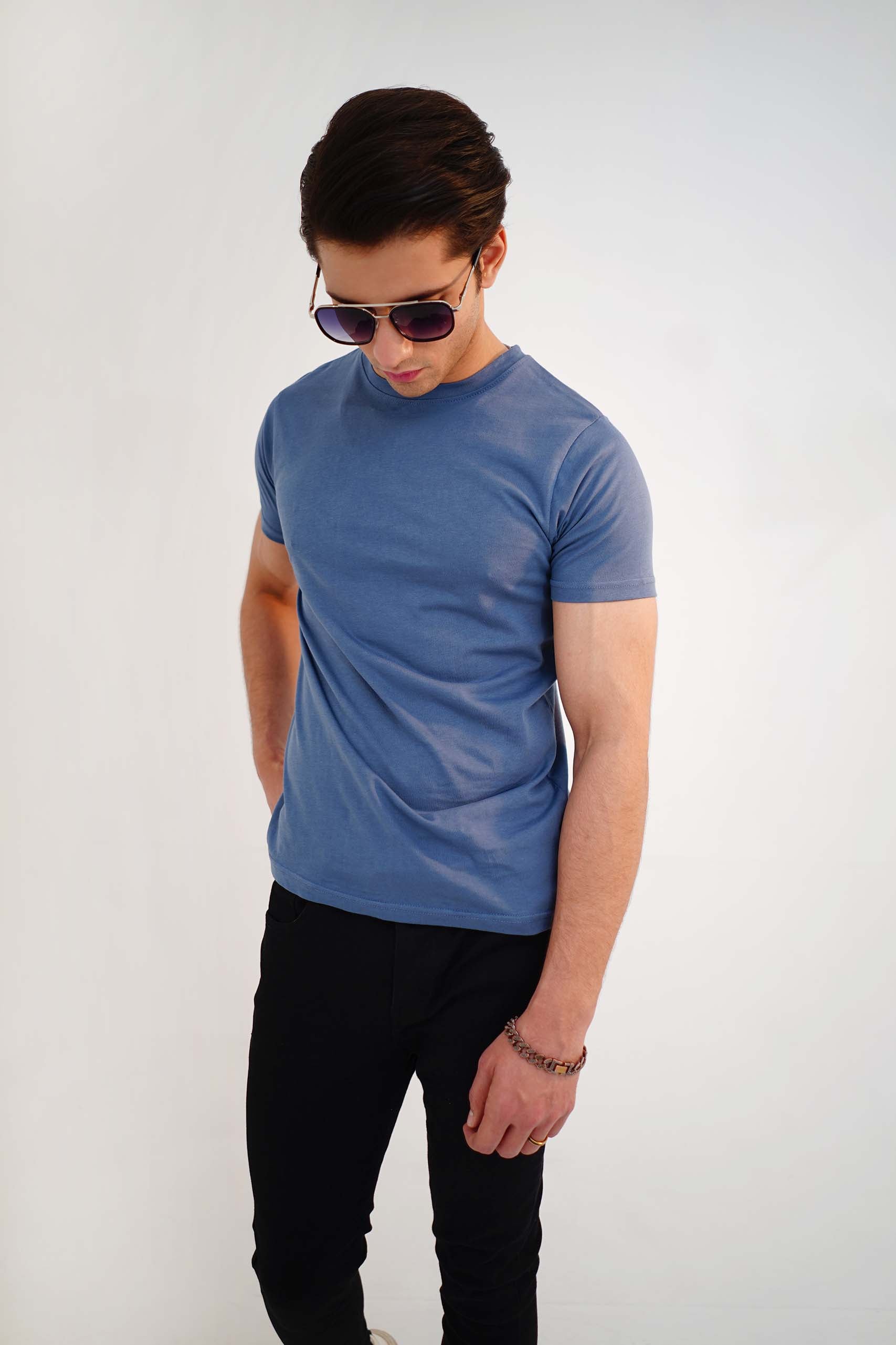 Dusk Blue Basic Tee