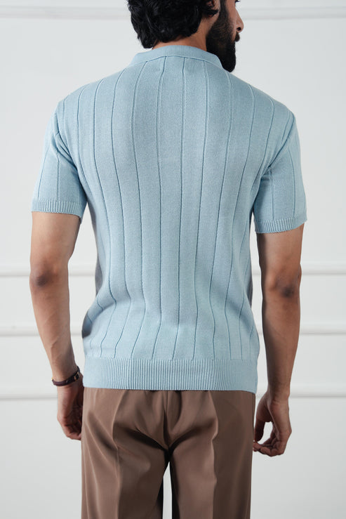 Sky blue Polo Shirt for Men