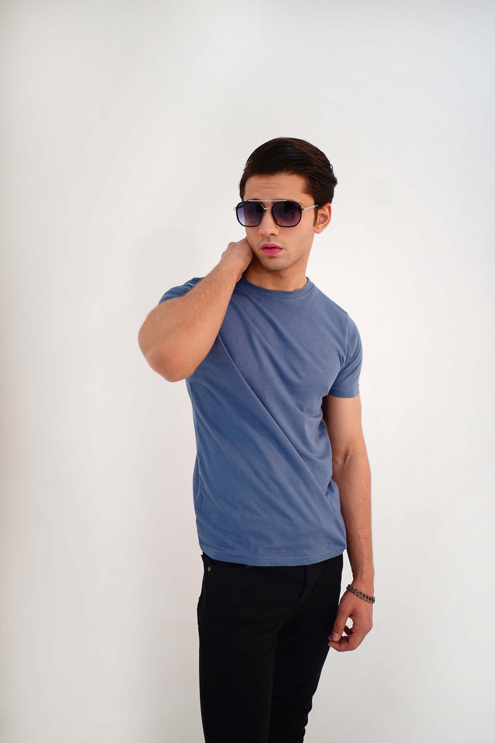 Dusk Blue Basic Tee