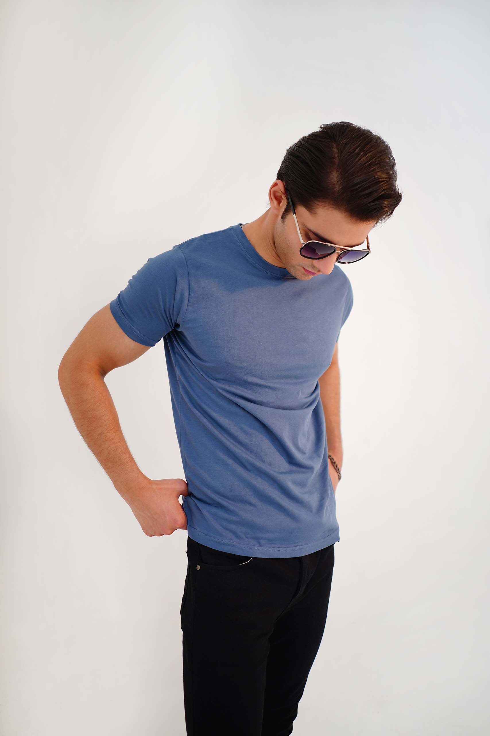 Dusk Blue Basic Tee