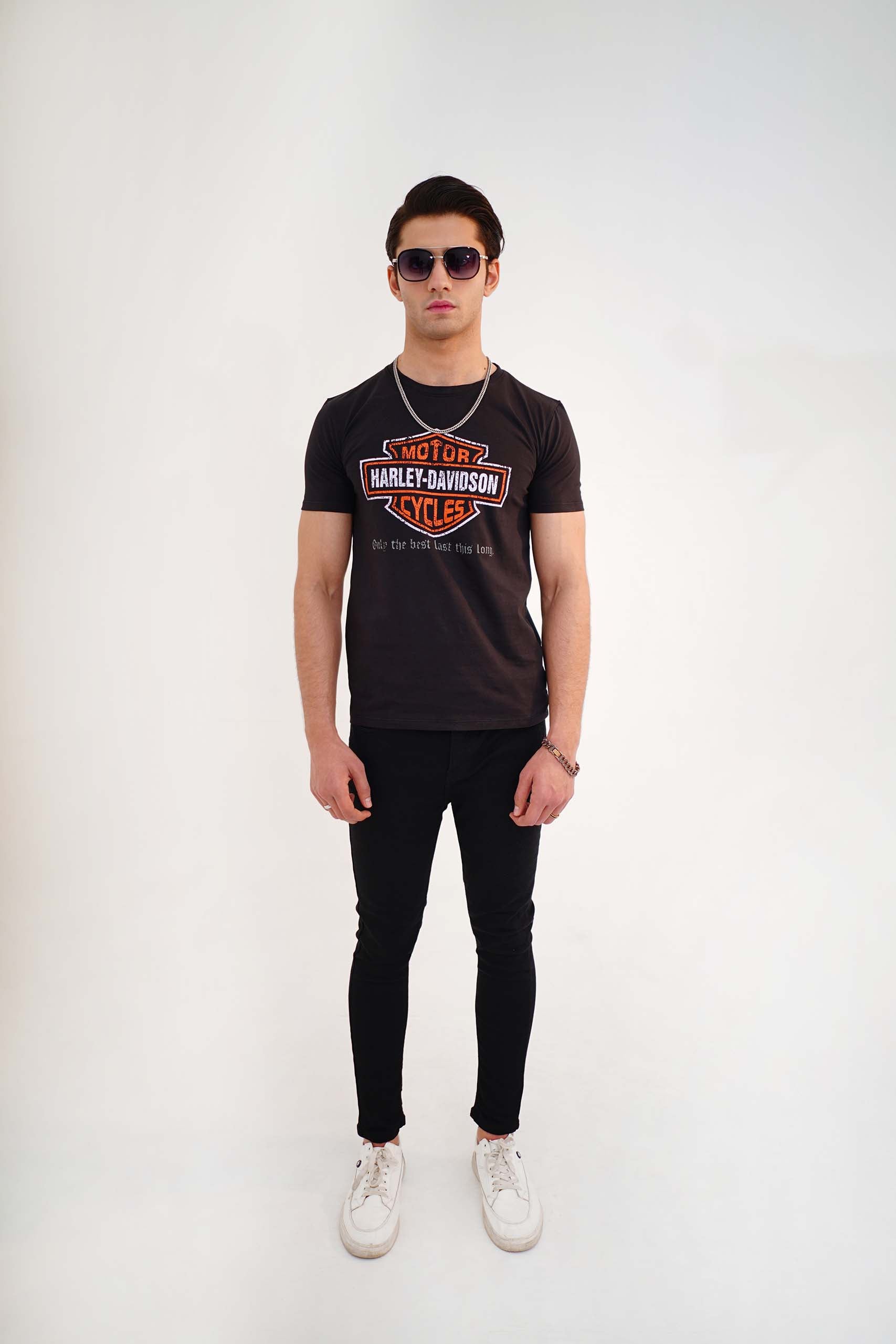 Harley Black Flex Tee