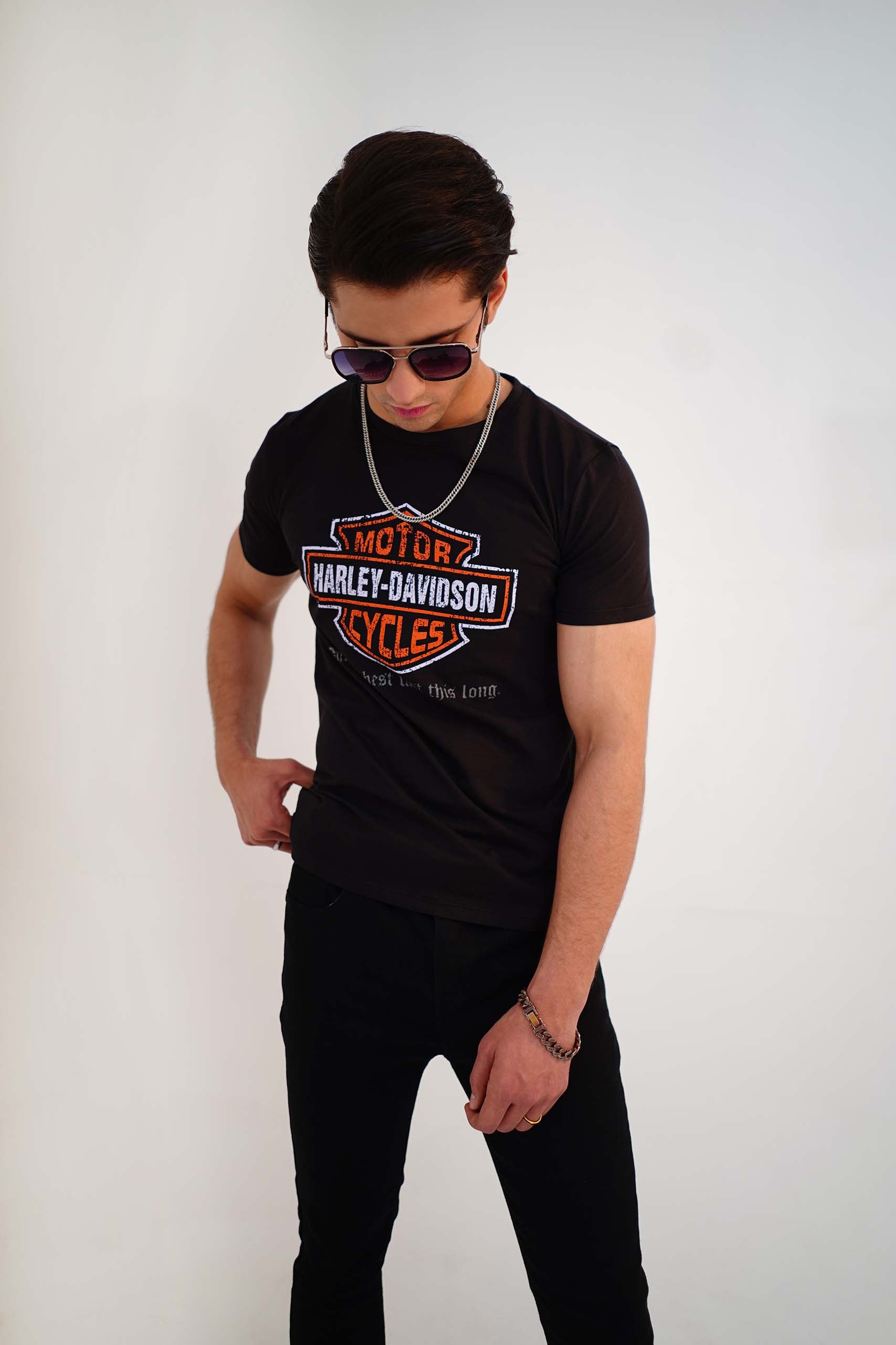 Harley Black Flex Tee