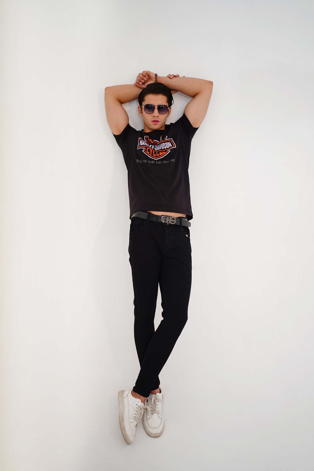 Harley Black Flex Tee