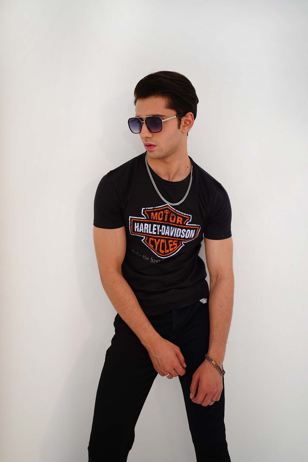 Harley Black Flex Tee