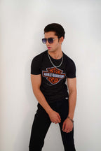 Harley Black Flex Tee