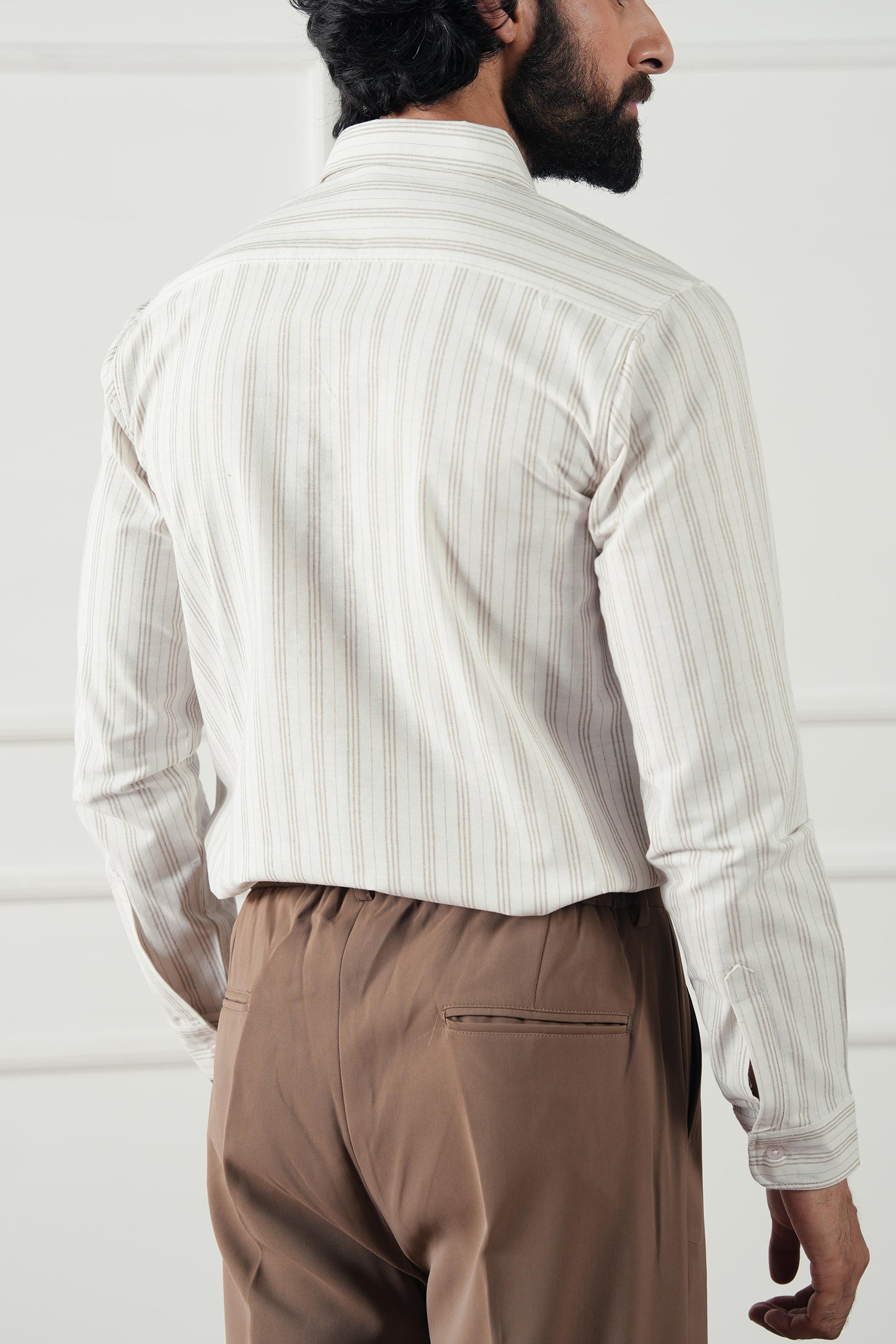 Striped Regular Fit Shirt (MCS-03)