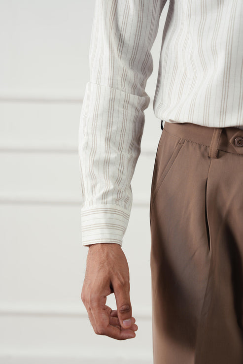 White Casual Shirt for Men