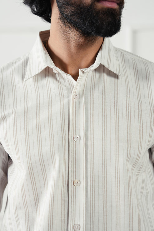 White Casual Shirt for Men