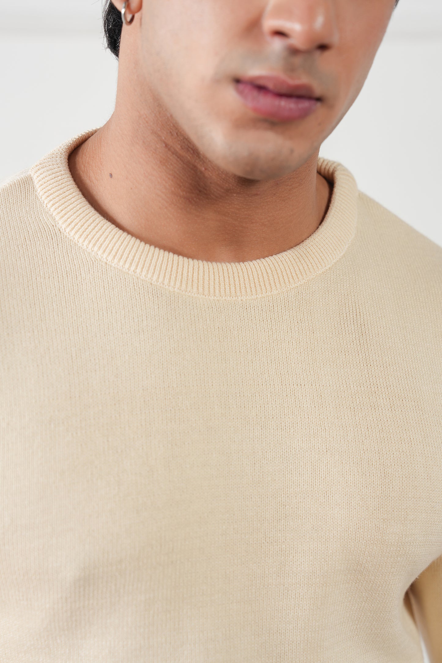 Crew Neck Knit Sweater (MKS-01)
