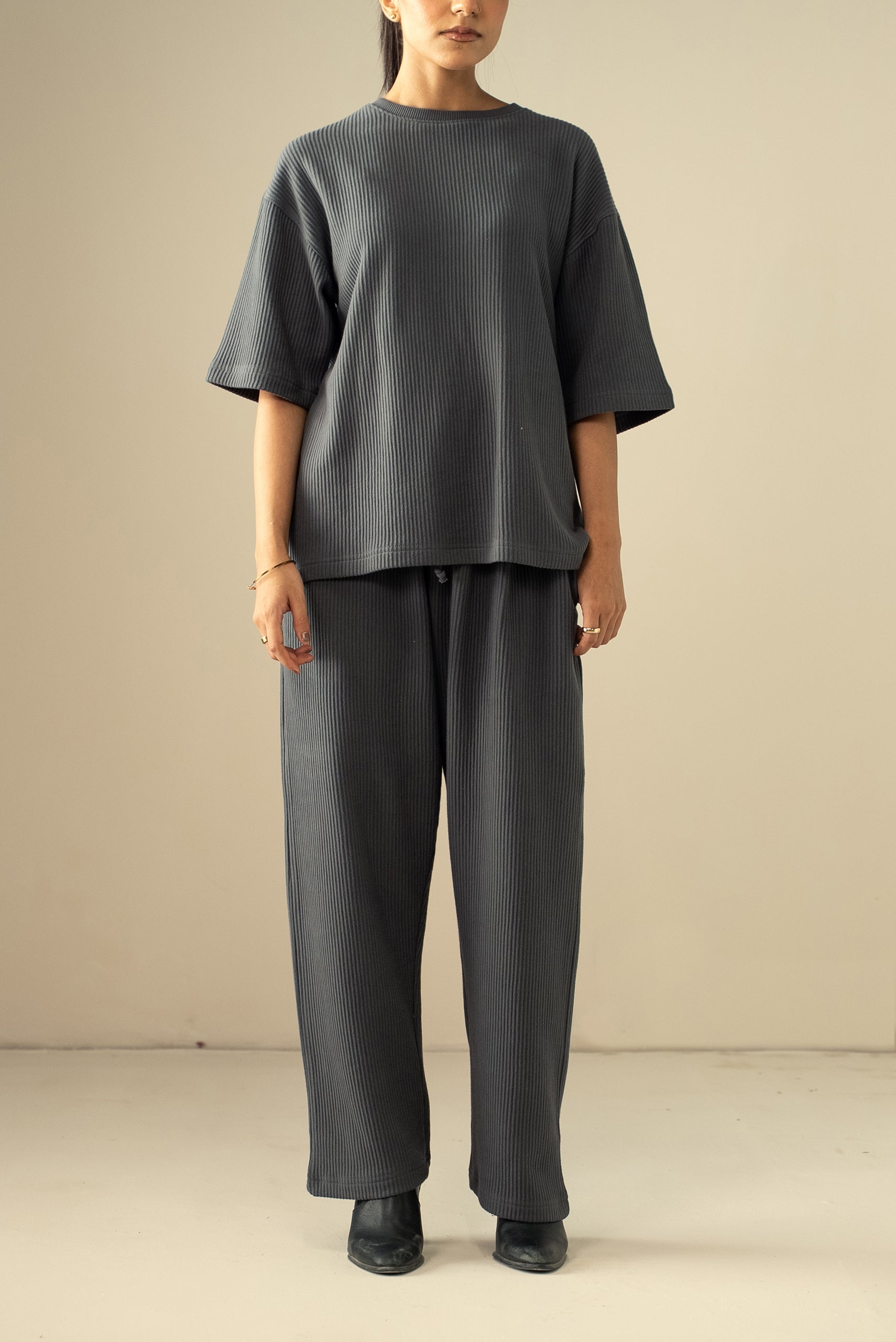 Ottoman Knit Textured T-Shirt (WTS-03)