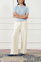 Cable Knit Polo Shirt (WKP-01)