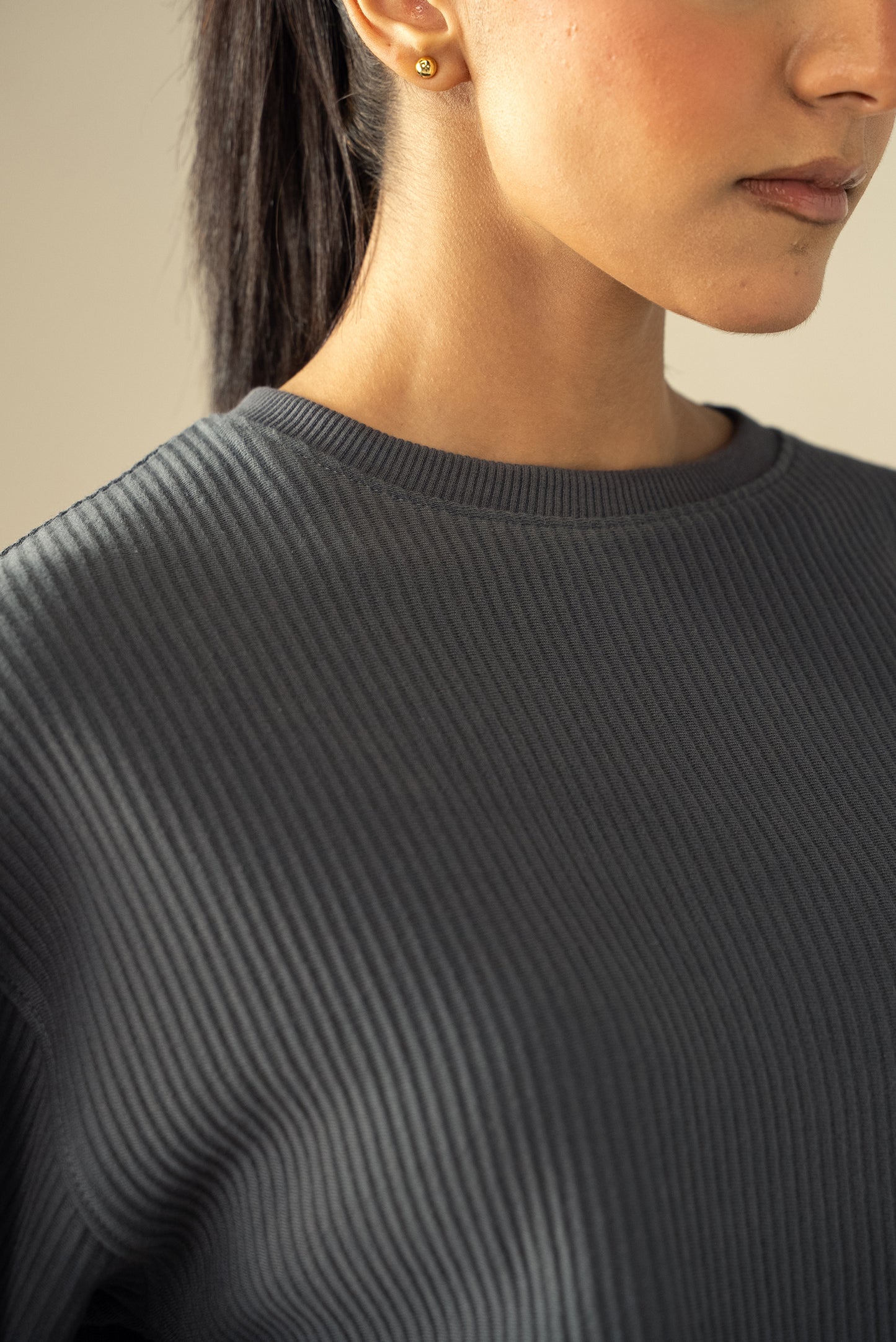 Ottoman Knit Textured T-Shirt (WTS-03)