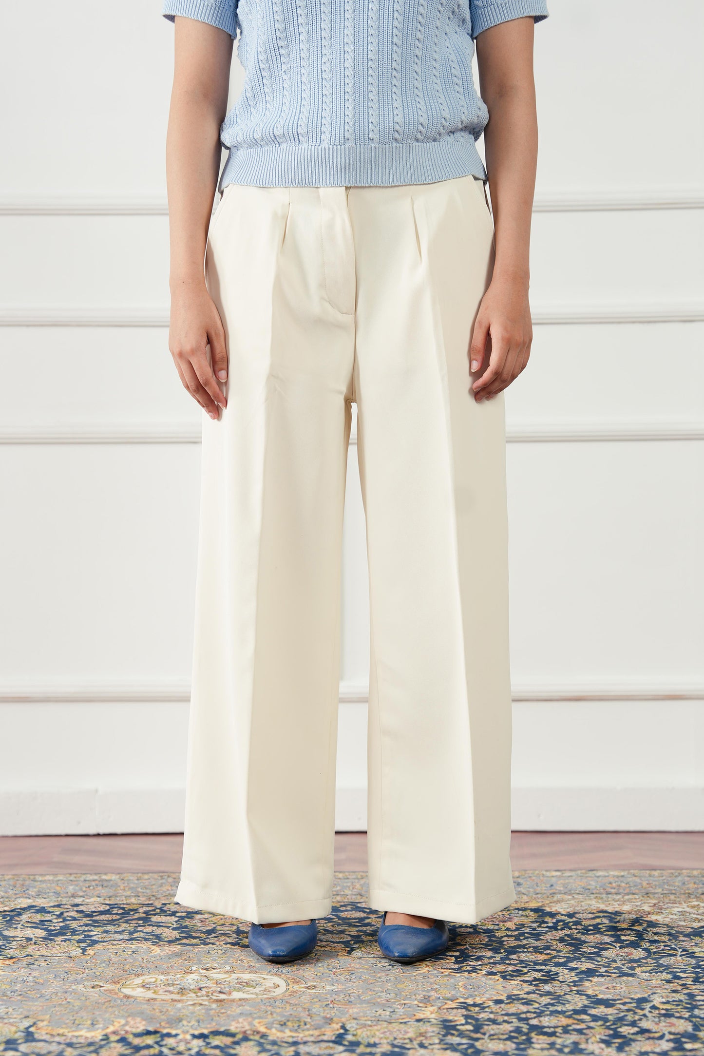 Straight Pleated Pant (WDP-01)