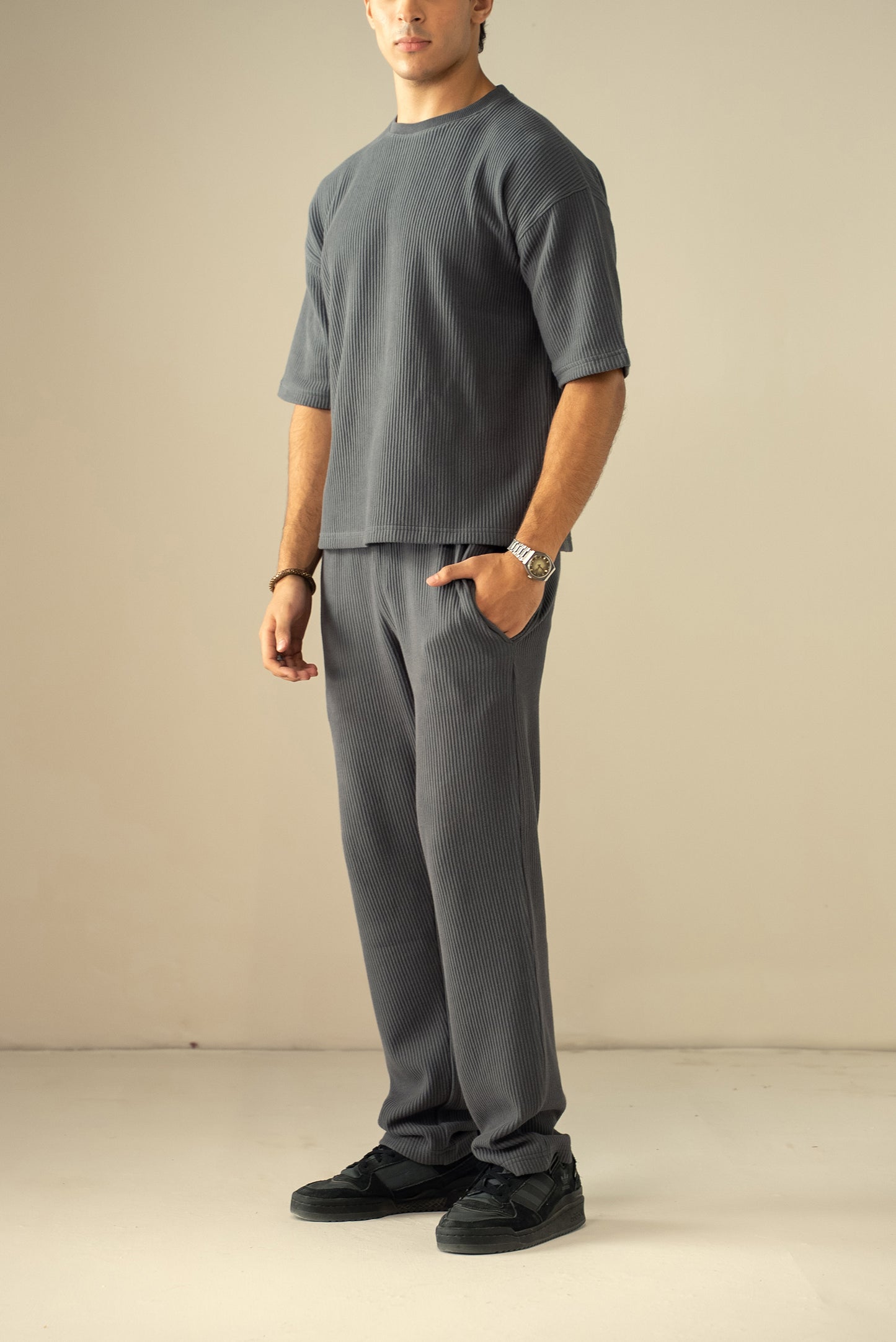 Ottoman Knit Textured Trouser (RFT-03)