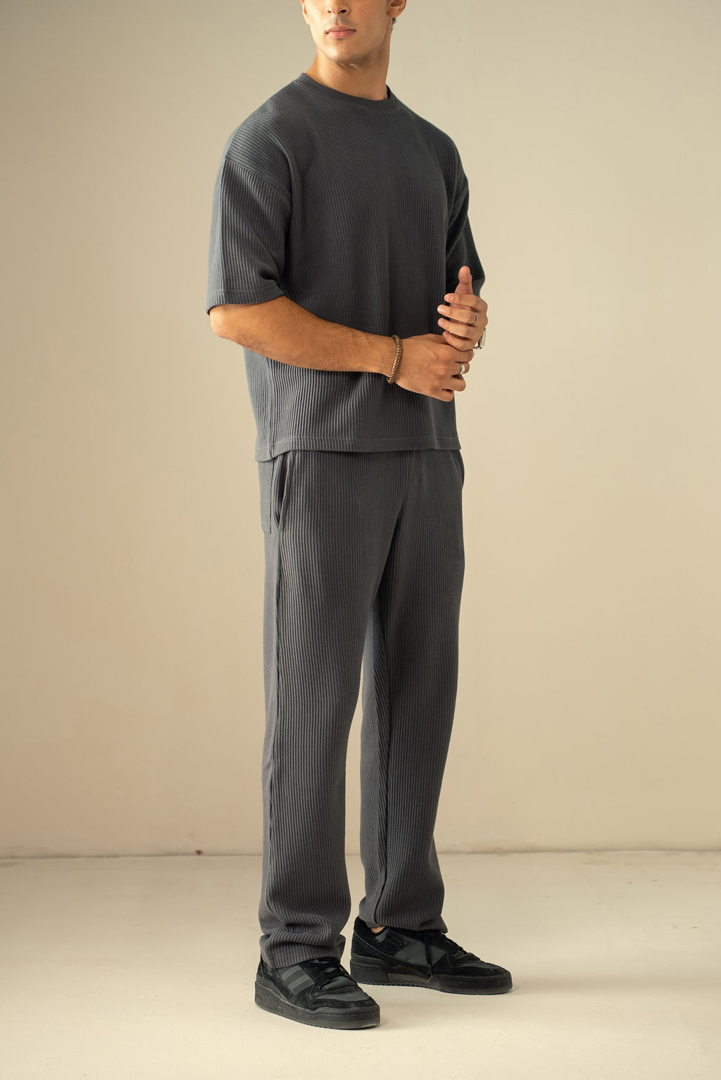 Ottoman Knit Textured T-Shirt (OST-03)
