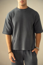Ottoman Knit Textured T-Shirt (OST-03)