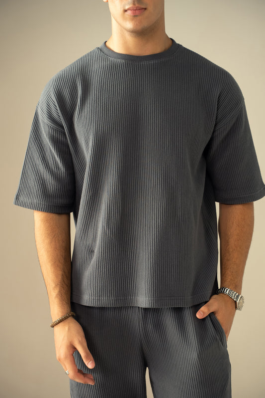 Ottoman Knit Textured T-Shirt (OST-03)